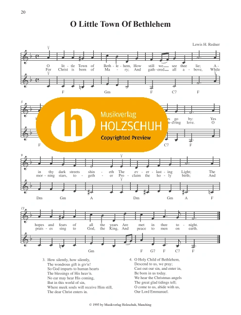 O Little Town Of Bethlehem